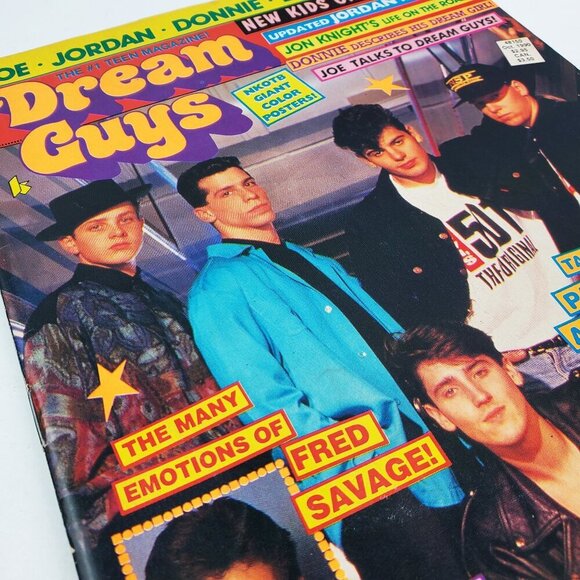 Dream Guys Magazine New Kids on Block Posters NKOTB Puett Grieco Abdul Oct. 1990 - Picture 11 of 11